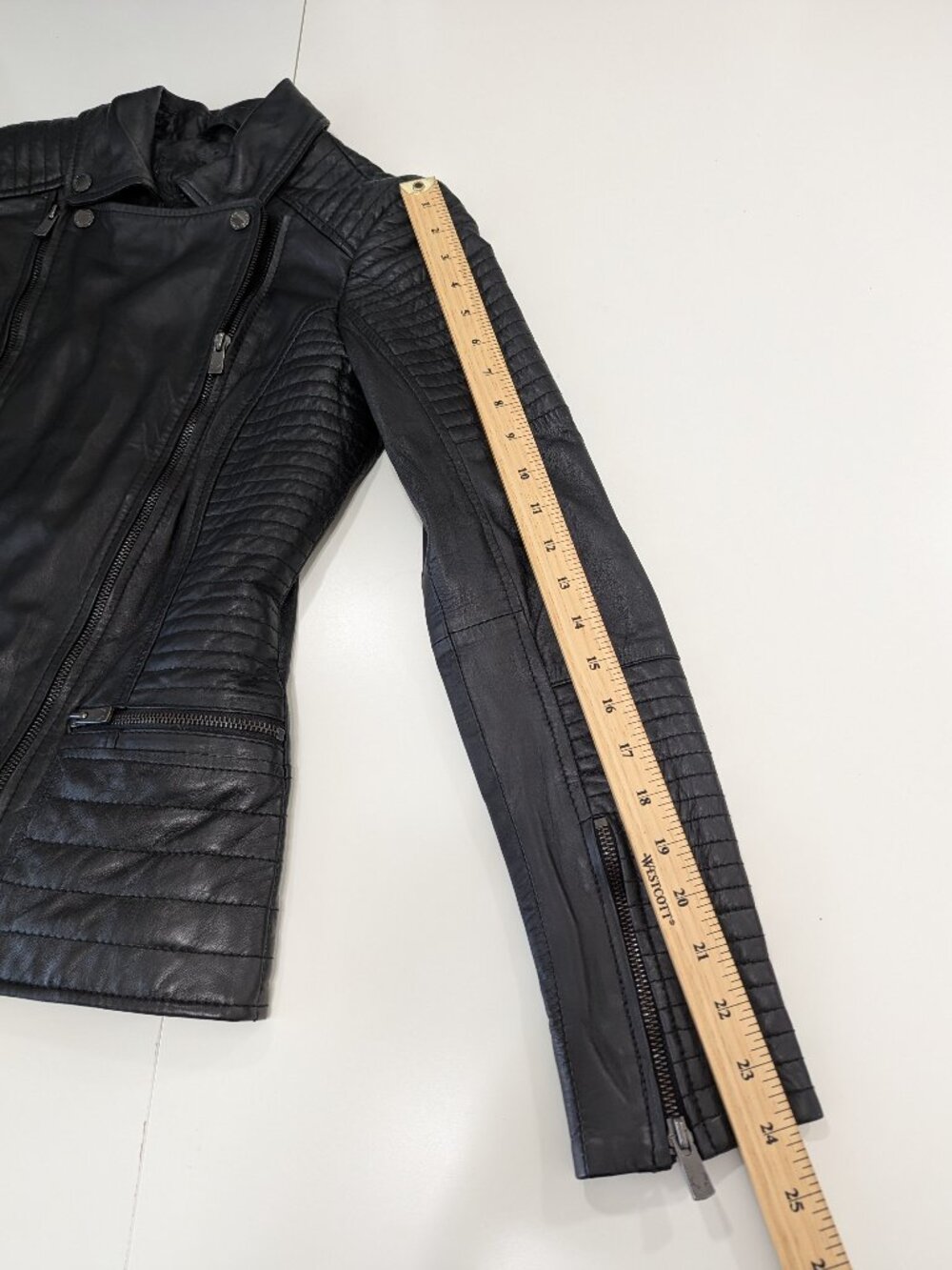 Bod & Christensen Black Leather Jacket - Picture 9 of 11